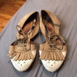 Vintage Jeffrey Campbell cut out flats